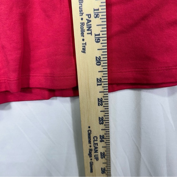 Isaac Mizrahi Live Essentials Pink Scoop Neck Top 3/4 Sleeve Size M - Picture 5 of 5